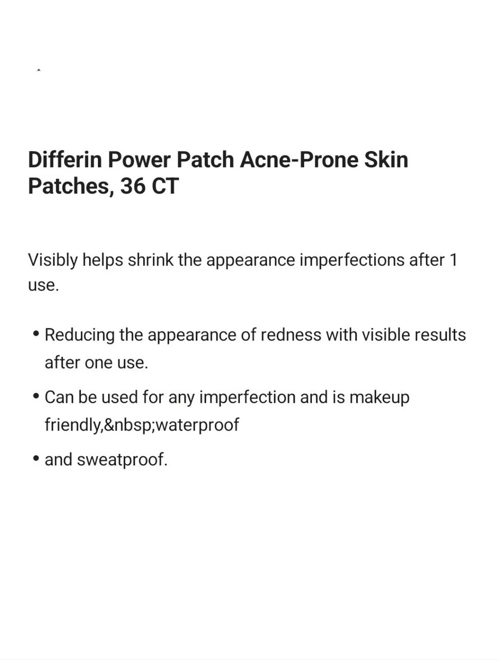 🐢2/$15 Differin Power Patch Acne-Prone Skin Patches